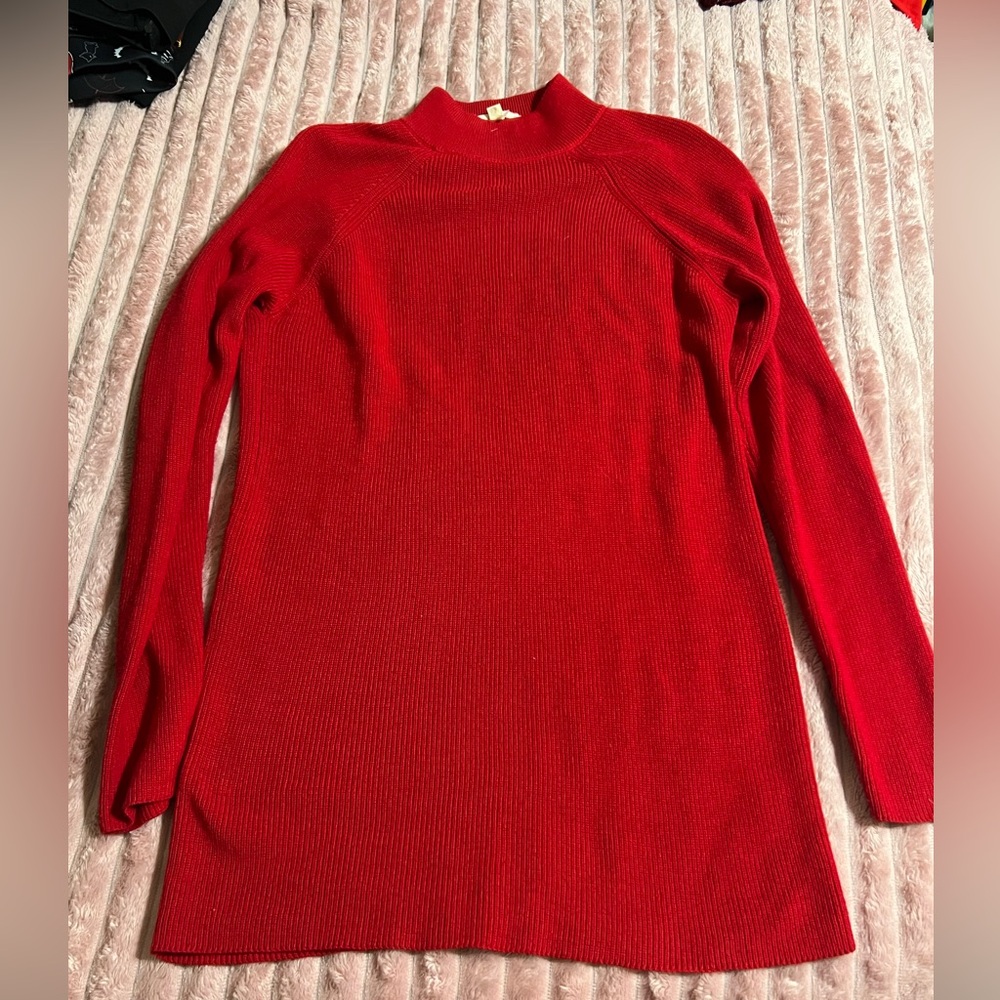 Red Long Sleeve Sweater